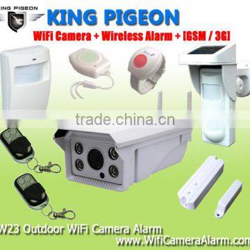 King Pigeon Wireless Outdoor WiFi Camera Alarm +GSM/3G Home Alarm System photo-5