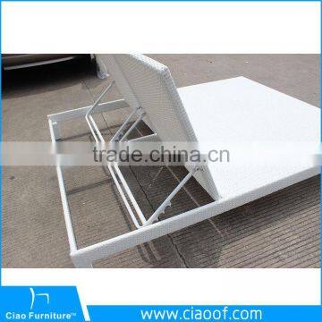 Rattan Double Recliner Lounge Bed photo-6