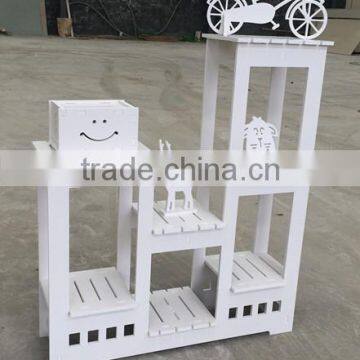 Sinofur Cheap Multiable Wood Storage Shelf photo-2