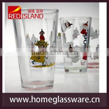 500ml Print Cartoon Tumbler Glass Cup Juice Cup photo-4