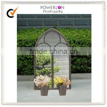 Handmade Outdoor Decorated Garden Mirror photo-3