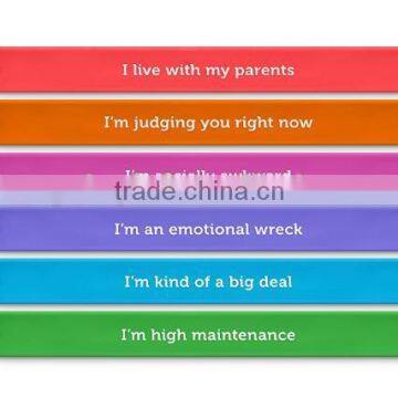 Silicone Snap Bracelet Drink Markers photo-2