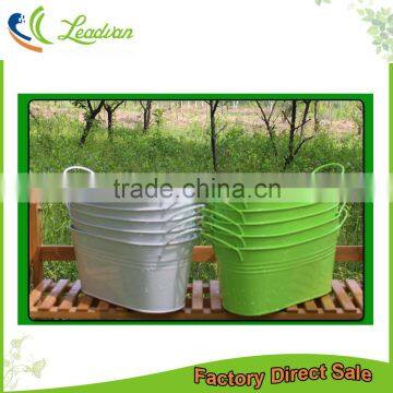 Wholesale Vertical Modern Decorative Indoor Herb Stackable Garden Pots With Wooden Handle