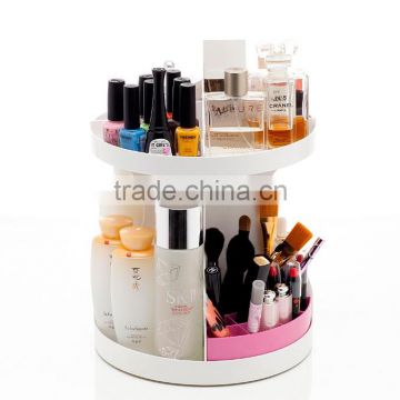 Hot selling beautiful 2 tier cosmetic box