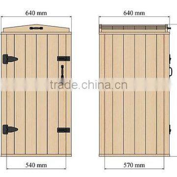 Raccoon Resistant Wooden Garbage Can Storage Sheds photo-4