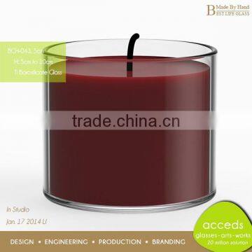 Handmde Cheap Replacement Wholesale Glass Candle Holder photo-3