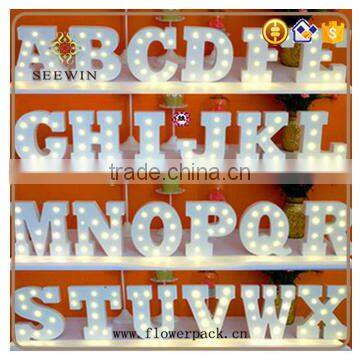 15 cm decorative wooden alphabet light