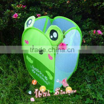 Animal Shape Print Pop up Folding Laundry Hamper Basket Foldable Storage Container photo-2