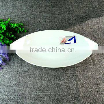 Chaozhou Wholesale Restaurant Stoneware White Fish Dinner Plate photo-4