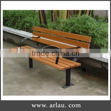 Patio Bench In Teak,Wood Slat Back Bench