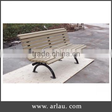 Outdoor Wooden Public Seating Bench