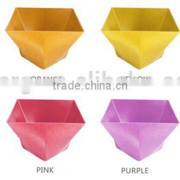 300*205 Biodegradable Colorful Plant Fiber Flower Pot photo-4