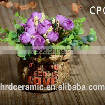 Outdoor and Indoor Pots Wholesale Cement Decorative Plant Pots photo-6