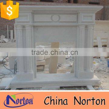 indoor freestanding natural marble decorative fireplace frame NTMF-F824S