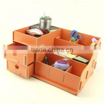 Fashion Creative Wooden DIY Cosmetic, Collection Organizer, Jewelry Storage