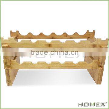 Bamboo Wine Rack perfect for Bar, Wine Cellar/Homex_BSCI