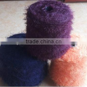 100%Dyed Fancy Feather Yarn for Knitting Scarf