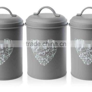 Colorful Canister With Wood Lid photo-5