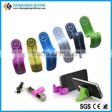Multifunctional Magnetic Silicone Cable Clip, Mobile Phone Holders photo-6
