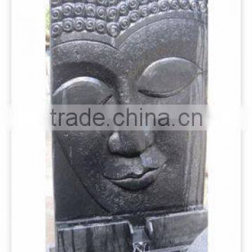 Silver jade buddha statue