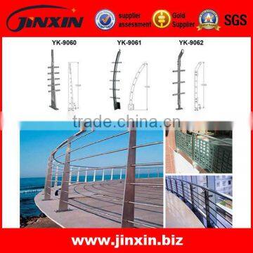 JINXIN fiberglass balustrade/outdoor step railings made in China