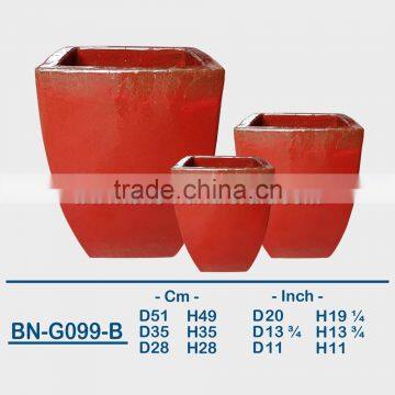 GLAZED CERAMIC OUTDOOR POT BN-G099 photo-2