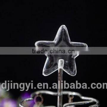 Acrylic Pearls & Metal Lighted Hanging Display Rack/shelf for Table Decoration photo-3