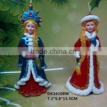 Russia Girl Candle Gift for Christmas Decoration photo-2