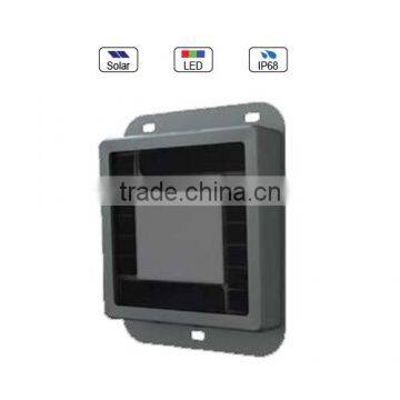 Solar Powered(Charging) Outdoor Wall Mounted LED Light MS-2600 (Solar LED Brick Light)