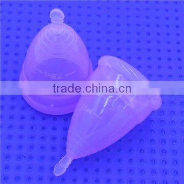 Cheap 100% Soft Medical Grade Silicone Menstrual Cups Reusable Lady Menstruation Cups