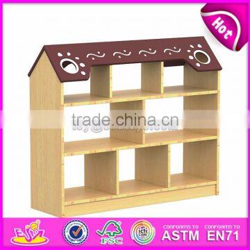 Customize Kindergarten Storage Shelf Wooden Kids Toy Storage Ideas W08C186-S photo-3