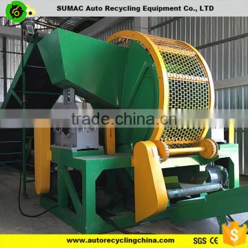 waste tire recycling equipment tire shredder machine