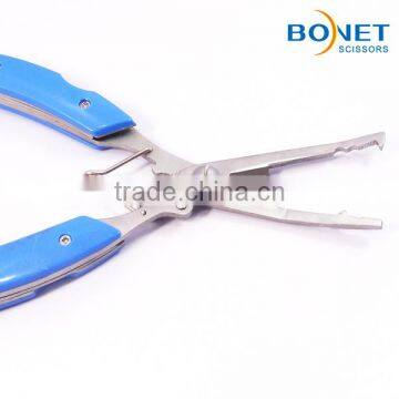 S91006 FDA Qualified 6-1/2" Curved Stainless Steel Fish Cutting Scissors photo-3