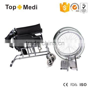 TopMedi New Product Hospital Equipment Steel Wheelchair photo-3