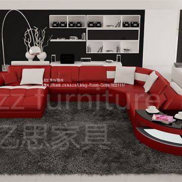2017 Lizz European Style Leather Sofa photo-5