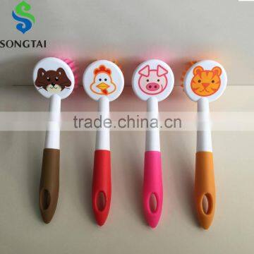 cute cartoon anmials cleaning brush