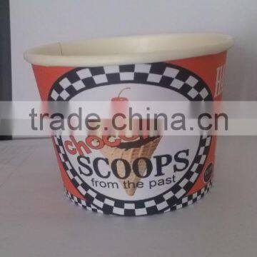 China Wholesale 16oz Ice Cream Cups /Yogurt Cups with Logo Printed