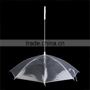 1Pcs Cute Fashion Attractive Comfortable Transparent PVC Dog Puppy Pet Umbrella for Outdoor Rain Travel Hiking Pet Supplies