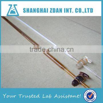 High Quality Lab Clear Glass Acid Burette ,Amber Glass Acid Burette