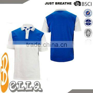 custom logo blank tennis clothes with collar and insert