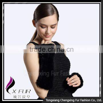 CX-A-68B 2017 Winter Excellent Cute Mink Fur Leather Gloves photo-5
