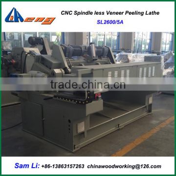 CNC Spindle less Veneer Peeling Lathe, SL2600/5A