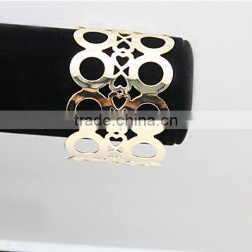 Dubai Fashion Jewelry 2015 Heart Hollow Bangle With Factory Direct Sale photo-6