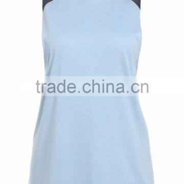 MGOO Hot Sale Racer Back Sport Wear Gym Wear Ladies Singlet Blank Drop Armhole Dri Fit Tank Top photo-5