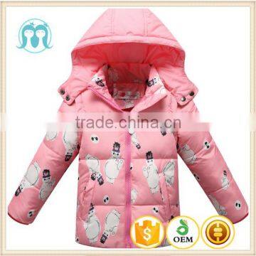 Christmas Girls Coats Wholesale New Warm Sweet Baby Dabai Winter Jacket