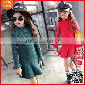 Girls of turtleneck sweater old latest dress designs for kids