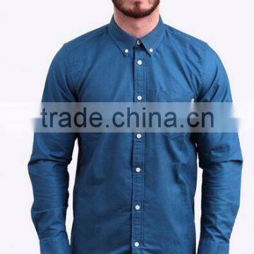 Provide OEM Service Bulk Customize Denim Stripe Shirt photo-6