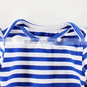 ShiJ 32S 180g Combed Cotton Indiana Striped Long Sleeve Baby Clothes Romper photo-5