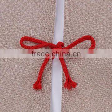 Double Ruffle Burlap Christmas Tree Skirt photo-6