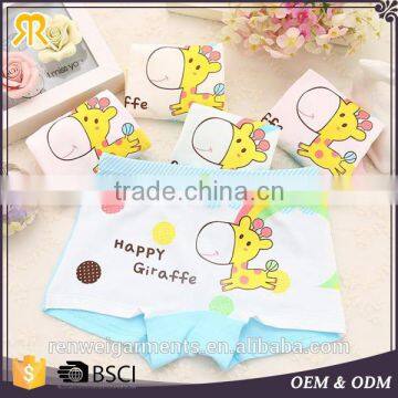 Colorful printed cute cotton preteen panties sanitary underwear girl
